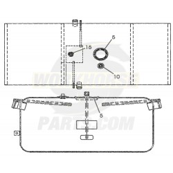 W0010464  -  Tank Asm-gas (75 Gallon) Auxillary & Dual Fill